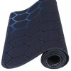 TazTeck Gaming Mouse Pad Anti-Slip Rubber Cloth Surface  Mat Keyboard Pad big table , Blue Honeycomb Long size - Image 3