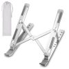 TazTeck Multi-Position Foldable Notebook Bracket Adjustable Aluminum Alloy Laptop Stand Holder Overheat Protection for All Mobiles, Tablets, Laptops, Notebooks, MacBook etc.