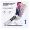 TazTeck Multi-Position Foldable Notebook Bracket Adjustable Aluminum Alloy Laptop Stand Holder Overheat Protection for All Mobiles, Tablets, Laptops, Notebooks, MacBook etc. - Image 2