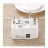 TazTeck Universal Worldwide Travel Adapter Plug with Dual-USB Charging Ports (White) UK US EU AU - Image 5