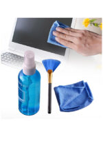Laptop Pc Monitor Mobile LCD Screen Cleaning Kit 100ml Anti Static with brush - Image 2